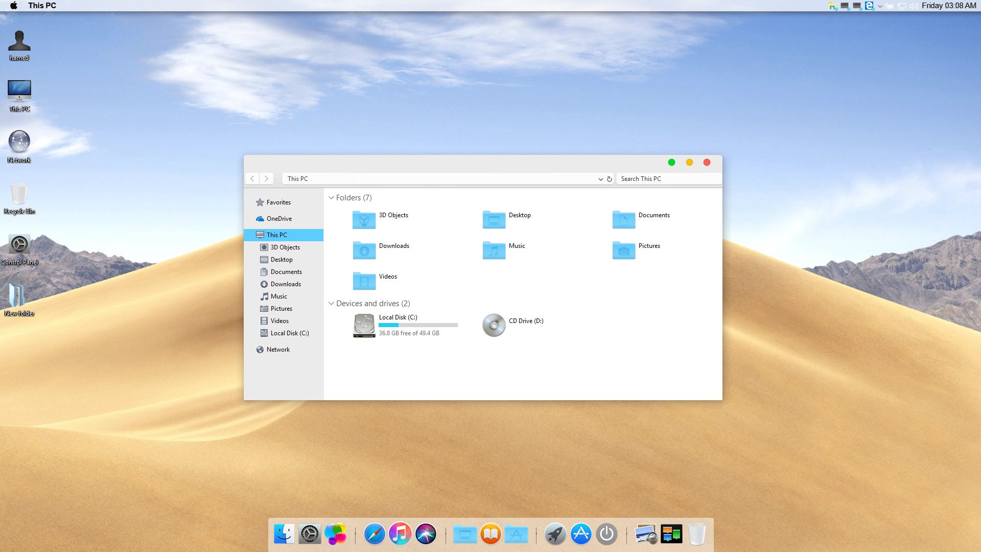 mac os for windows 7